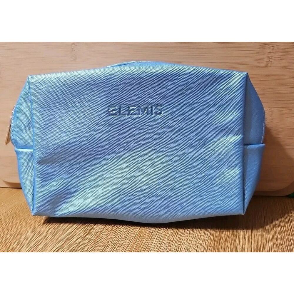Elemis Makeup Travel Case Bag Zip Pouch Baby Blue